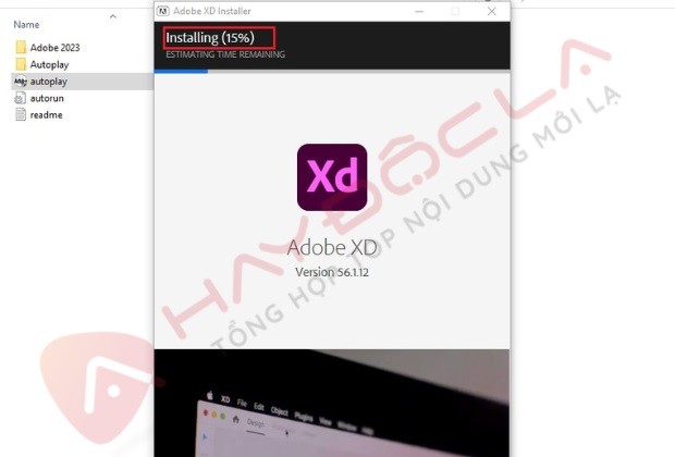 Adobe XD 2023 full active - chờ cài đặt