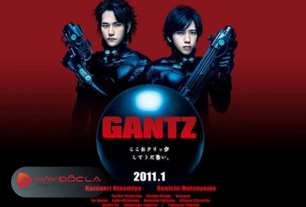 Bộ manga được chuyển thành phim hay nhất - Gantz 