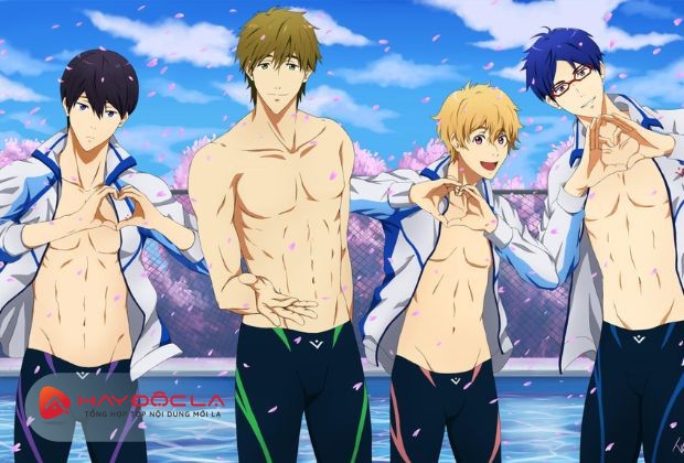 Phim về Anime thể thao hay nhất - Free! - Iwatobi Swim Club