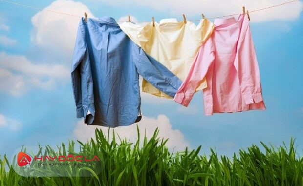 phơi quần áo trong nhà - phơi khô