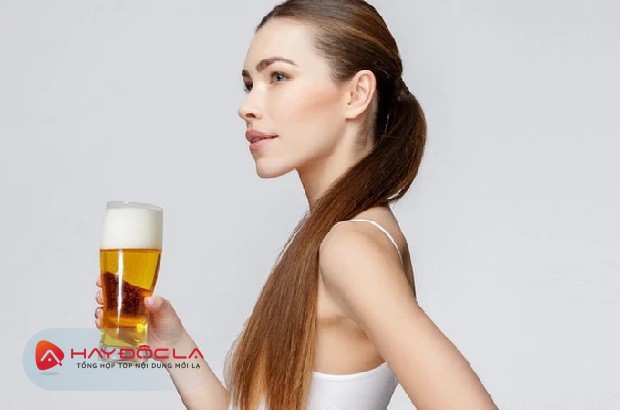 phục hồi tóc hư tổn bằng bia
