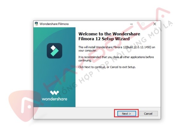  Wondershare Filmora 12.1 Full - chọn tiếp tục