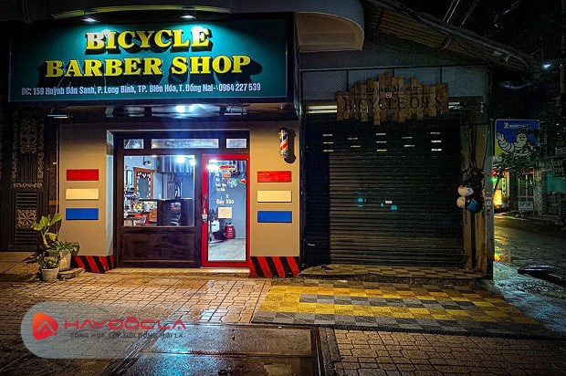 Barber shop cắt tóc nam đẹp nhất Đồng Nai - Bicycle Barber Shop