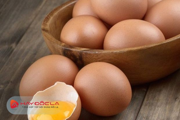 Trứng -  ăn gì để hết thâm mụn