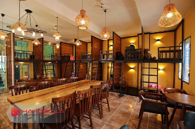 cafe giường Tân Phú TP HCM có không gian riêng tư