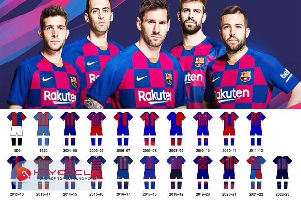 câu lạc bộ bóng đá barcelona - trang phục 