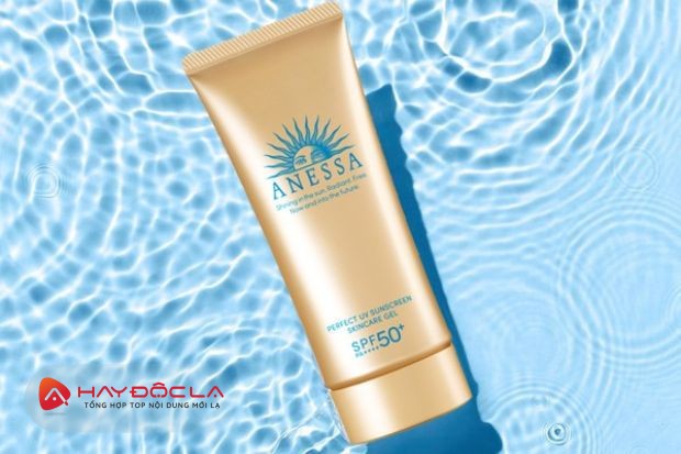 Anessa Perfect UV Sunscreen Skincare Gel N SPF50+ PA++++ - kem chống nắng cho da khô