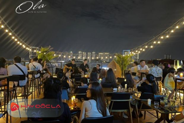  quán rooftop quận 7 tphcm-Ola Rooftop Café & Cuisine