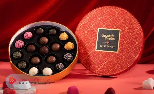 Cửa hàng bán chocolate valentine 142 ngon nhất Hà Nội - CHOCOLATE GRAPHICS