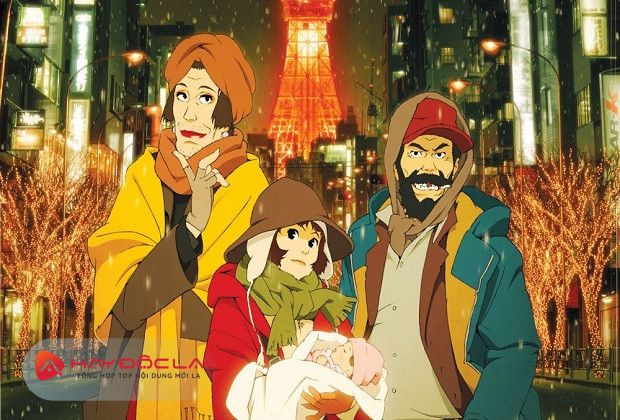 bộ phim giáng sinh (noel) hay nhất - Tokyo Godfathers