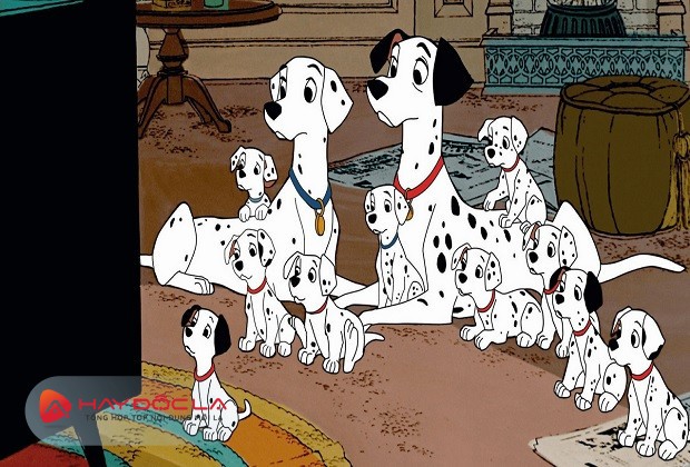 bộ phim hoạt hình về giáng sinh (noel) hay nhất - 101 Dalmatians