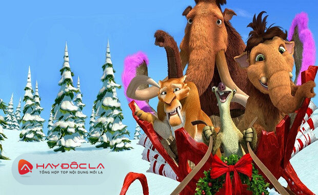 bộ phim hoạt hình về giáng sinh (noel) hay nhất - Ice Age: A Mammoth Christmas