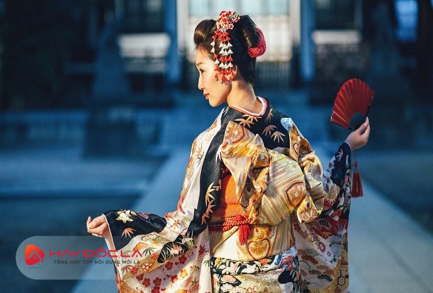 trang phục truyền thống các nước đón Tết Nguyên Đán - kimono